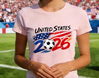 World Cup 2026 Soccer Host Cities T-Shirt,USA Canada Mexico Co-Host Nations Soccer Fan Tee,2026 Tournament Apparel,American Soccer Gift Top