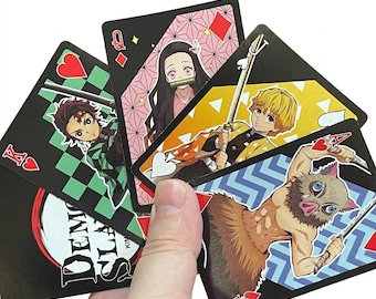 Cartas de baralho Demon Slayer