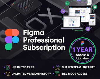 Figma Professional Edu Plan Subscription – 2 Year Access - Activation on your email.