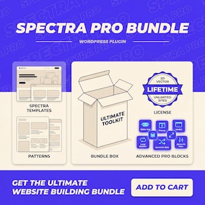Spectra Pro WordPress Plugin – Gutenberg Blocks, Lifetime License (Digital Download)