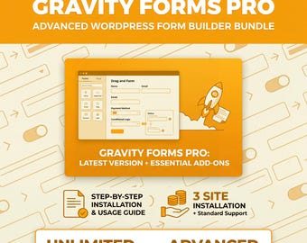Gravity Forms Pro - Drag & Drop WordPress Plugin (Lifetime License)