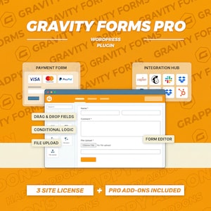 Gravity Forms Pro - Plugin de arrastrar y soltar para WordPress (licencia de por vida) imagen 4