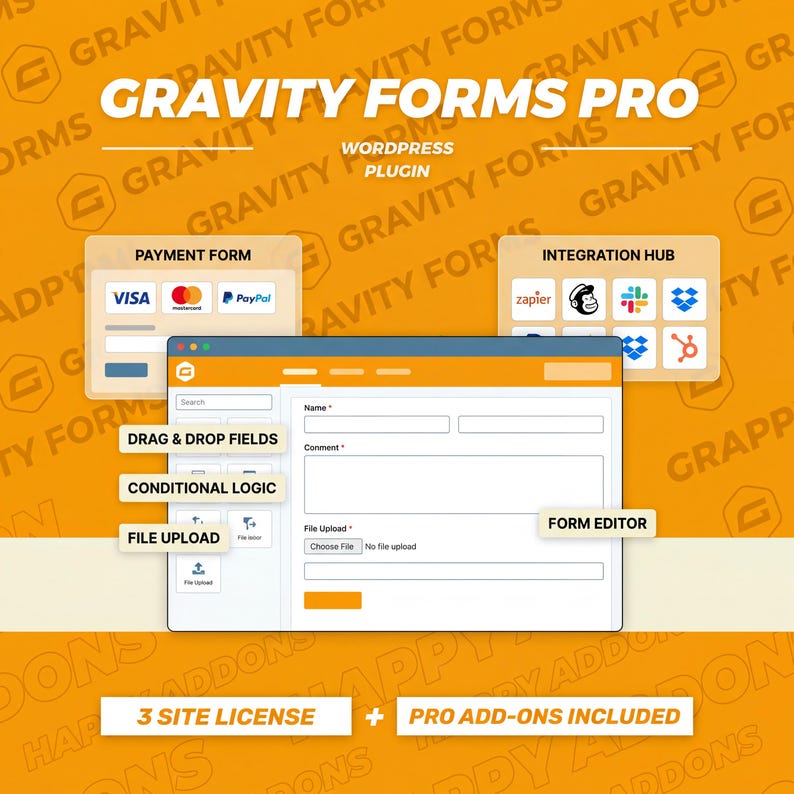 Gravity Forms Pro - Plugin de arrastrar y soltar para WordPress (licencia de por vida) imagen 4
