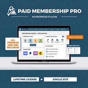 Paid Membership Pro WordPress Plugin – Lifetime Access, Features (Digital Download) image 2