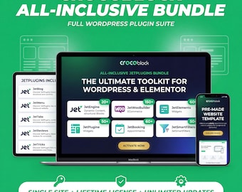 Crocoblock Jet Plugins Digital Download with License Key | Ultimate Toolkit for Elementor