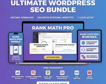 Rank Math Pro SEO WordPress Plugin – License Key, Auto Updates - Installation