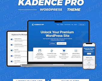 Kadence Pro WordPress Theme Mega Bundle with License Key (Digital Download)