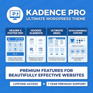 Kadence Pro WordPress Theme Mega Bundle with License Key (Digital Download) image 3