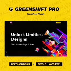 Greenshift Pro WordPress Plugin – Performance Animation Page Builder (Digital Download)