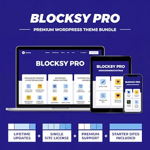 Blocksy Pro WordPress Theme with Original License Key & Lifetime Updates Digital Download