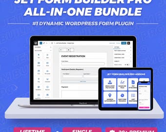 Jet Form Builder Pro WordPress Plugin – Dynamic Forms, Multi-Step Layouts (License Key, Auto Updates)