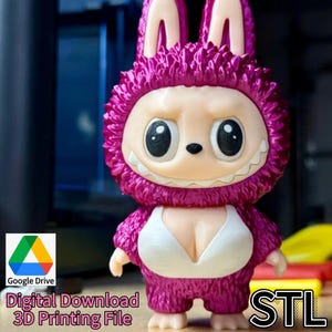 Labubu Stl File , STL For Printing, Summer Edition, Labubu the Monsters, Labubu 3D Download, Labubu 3D File, Labubu Print File