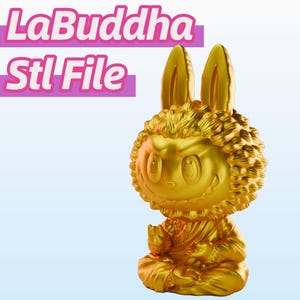 Labubu Stl File , Stl For 3D Printing , Labubu 3D Printing Stl  ,  Labubu Print Stl,  Labubu 3D Print File, Cute labubu Stl