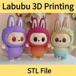 Labubu 3D Printing Stl, high Quality , STL Model, labubu the monsters,