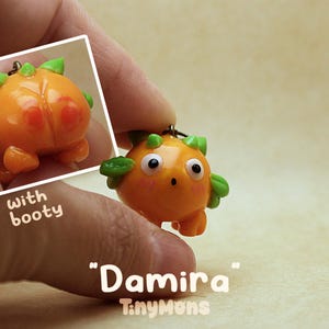 Damira - Handmade Polymer Clay Charm Keychain, Pocket-Sized Mood Lifter, Perfect Unique Gift for a Friend