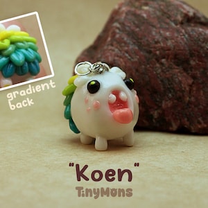 Koen - Handmade Polymer Clay Charm Keychain, Pocket-Sized Mood Lifter, Perfect Unique Gift for a Friend