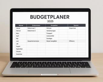 Budgetplaner, Haushaltsbuch, Finanzplaner, Geld sparen, Monatsbudget, Haushaltsbudget, Finanzen organisieren, Einkommen Ausgaben