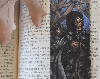 Frodo and Sam Original Watercolor Bookmark