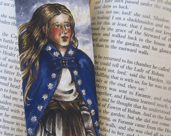 Faramir Eowyn Original Watercolor Bookmark