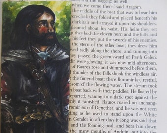 Boromir Bookmark Original Watercolor