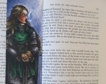 Eowyn Bookmark Original Watercolor