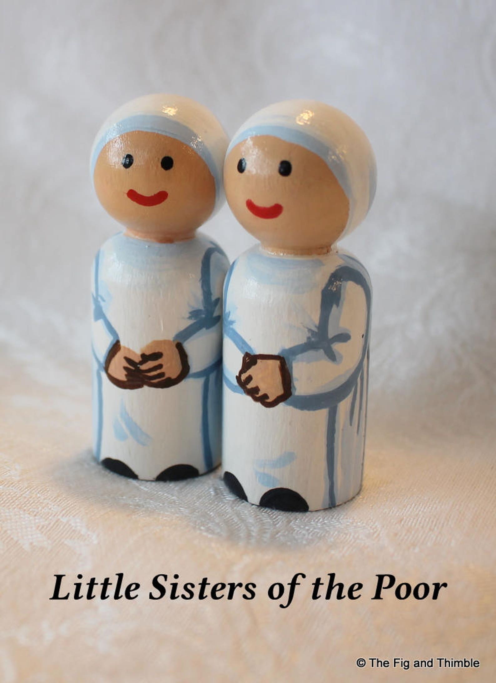 Catholic Nun Peg Doll Choose One Benedictine Carmelite | Etsy