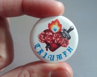 Immaculate Heart Pinback Button