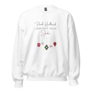 Proud Hallmark Christmas Movie Junkie Sweatshirt | Cozy Holiday Crewneck | Funny Christmas Sweater | Gift for Movie Lover