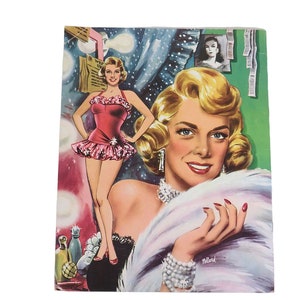 1956 Rosemary Clooney Paper Doll Book Uncut image 3