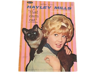 1965 Hayley Mills That Darn Cat Paper Dolls