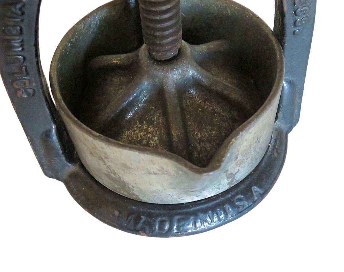 Antique Columbia Meat Juice Press Etsy