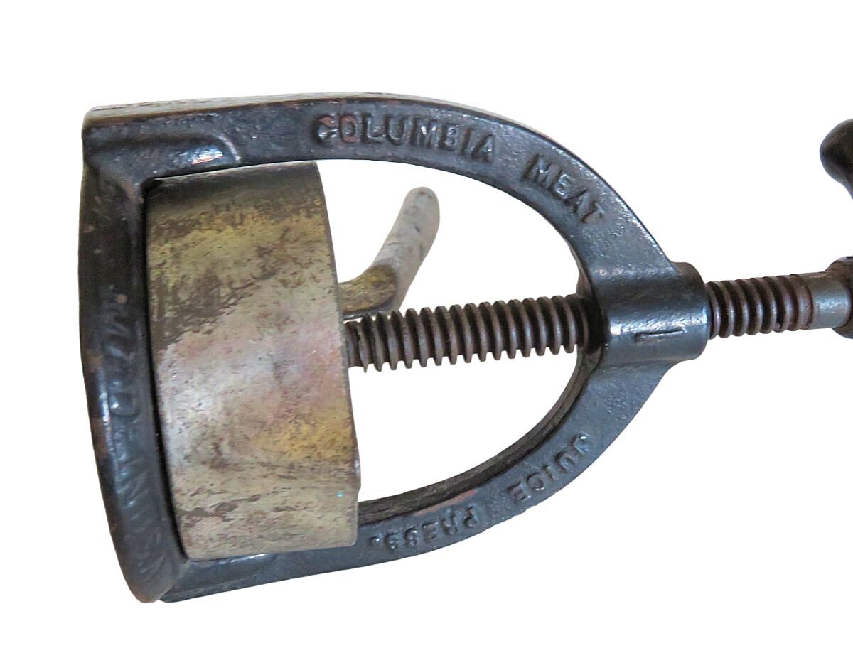 Antique Columbia Meat Juice Press Etsy