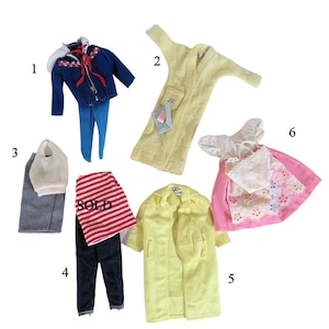 Choice of Vintage Barbie Clothing