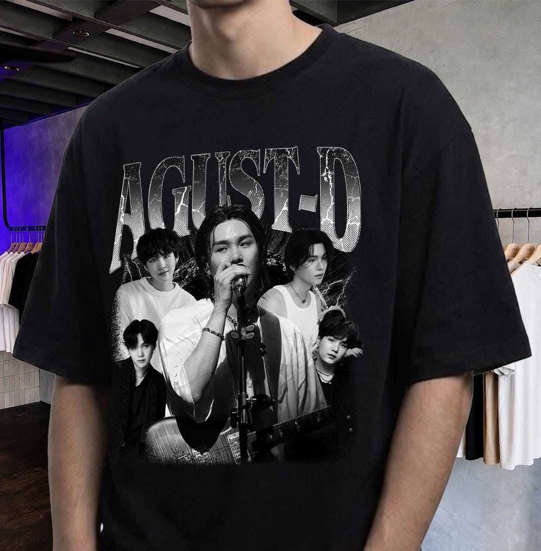 Suga White Shirt - Etsy