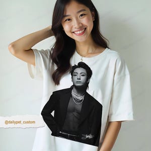 Camiseta vintage de Jungkook: camiseta retro de fan del K-pop de los 90