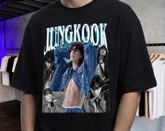 Camiseta gráfica retro JK, exclusiva de los 90, unisex, estilo K-pop, ideal como regalo.