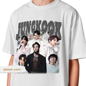 Camiseta gráfica vintage de K-Pop de los 90: camiseta retro de Star JK