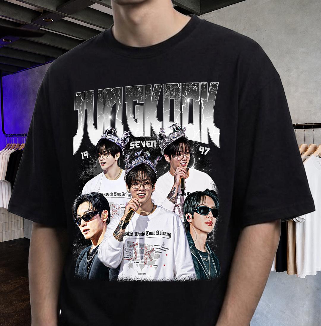 Jungkook Black Shirt - Etsy