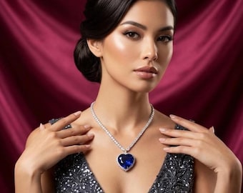 タイタニック号のハート・オブ・ザ・オーシャンネックレス 永遠の愛