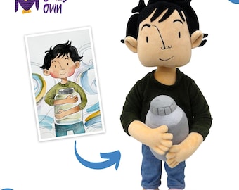 Custom Book Character Doll - Perfect Gift for Readers and Book Lovers