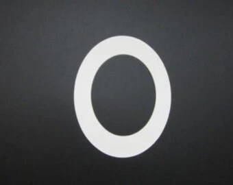 May include: A white, circular, ring-shaped object against a black background. The ring has a consistent width and a smooth, opaque surface. The object is centered in the frame.