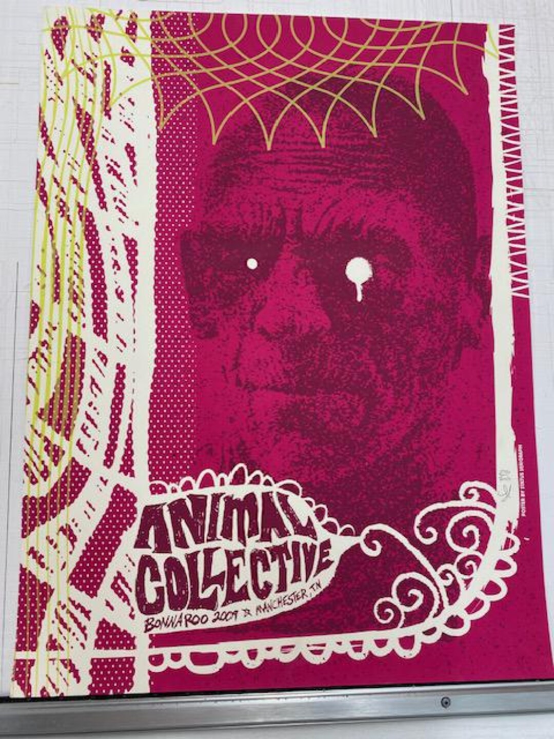 Bonnaroo Music and Arts Festival Concert Poster Wall Art 2009