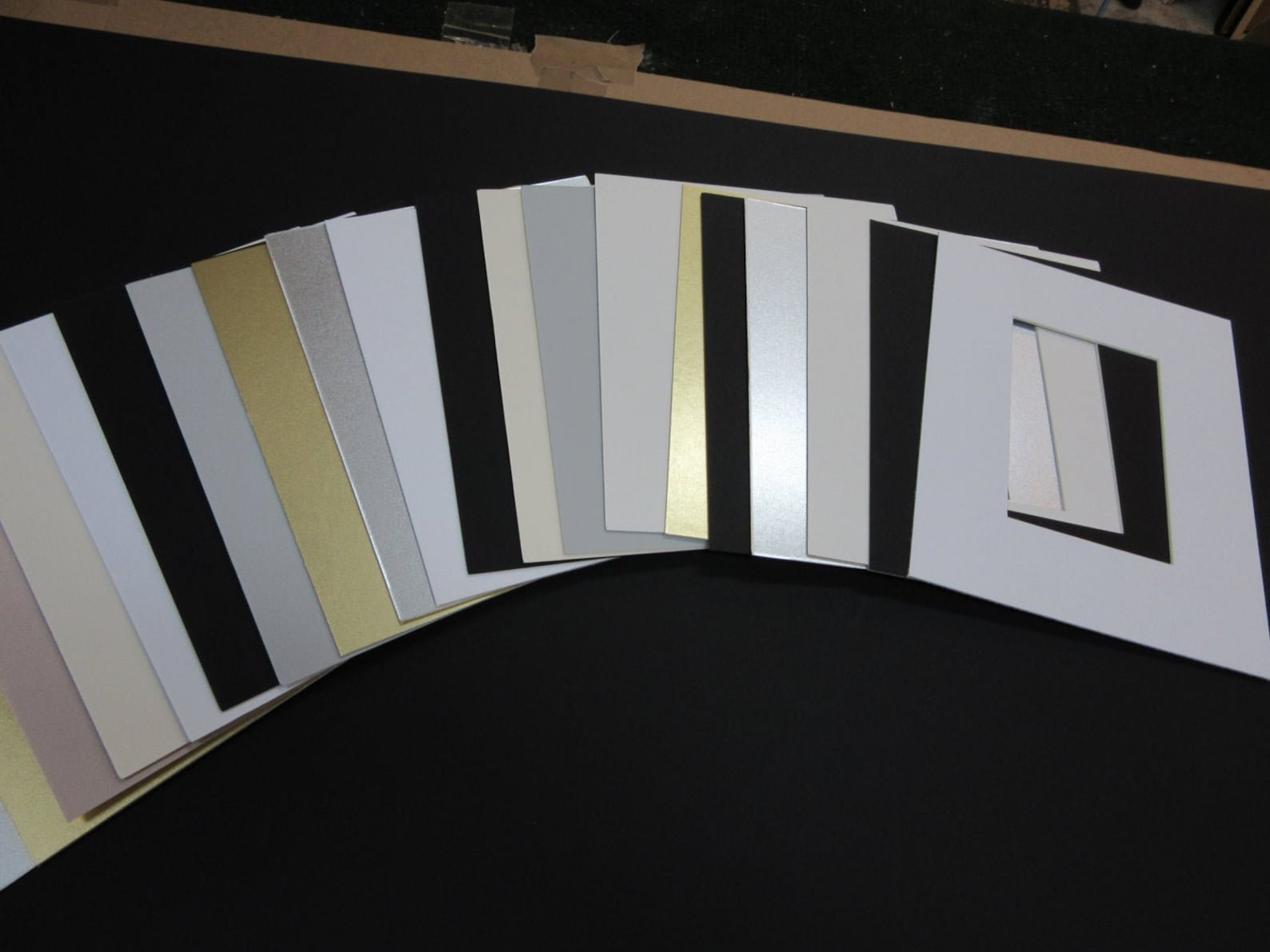 Picture Framing Mats Set of 20 Neutral assorted colors 4x6 Etsy