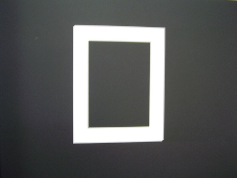 Picture Frame Mat Custom Cut for 10x13 for 8.5x11 Photo White Etsy