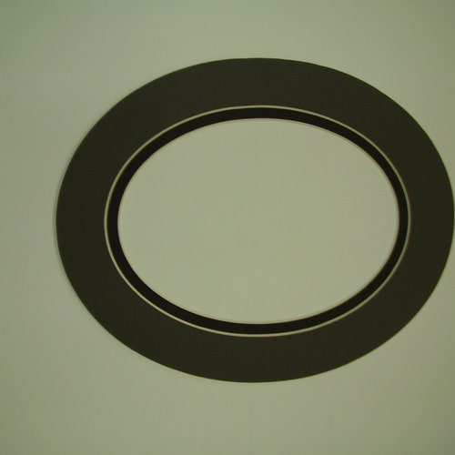 Picture Frame Mat Custom Cut for Oval Frame 8x10 for 5x7 Photo Etsy