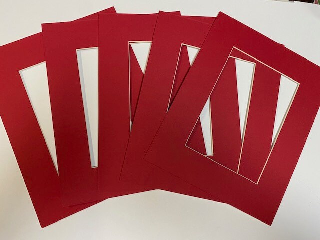 Picture Frame Mats Set of 6 4x6 For3x5 Card CHOOSE COLOR - Etsy