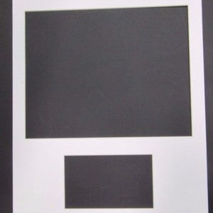 Picture Framing Mat  11x14 for horizontal  8x10 and 4X6 card  CHOOSE colors #27B