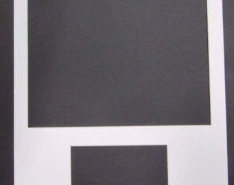 Picture Framing Mat  11x14 for horizontal  8x10 and 4X6 card  CHOOSE colors #27B