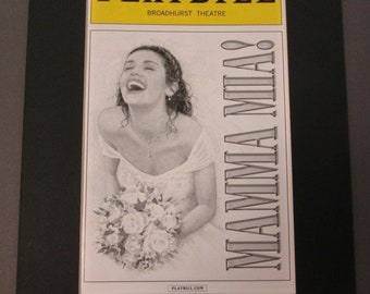 Picture Mat for Playbill  8x10 mat for playbill  Acid Free Set of 12 BLACK or WHITE