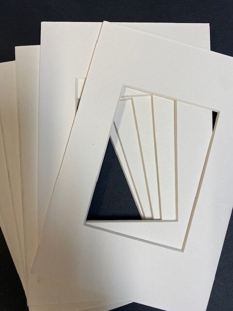 Picture Frame Mats Set of 6 4x6 For3x5 Card CHOOSE COLOR - Etsy